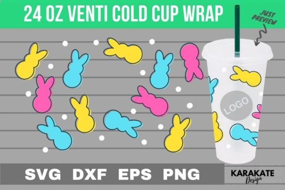 A Designer's Review of the Pastel Bunnies Venti Wrap SVG