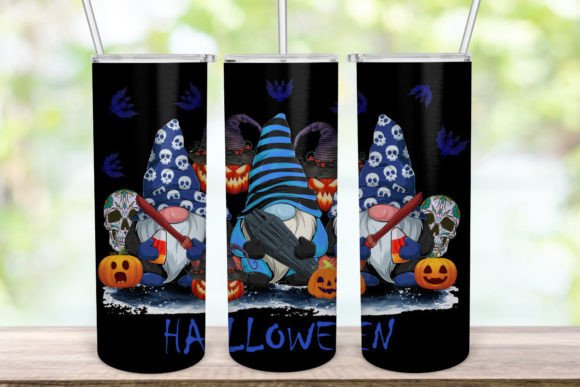 A Graphic Design Asset for Halloween Crafting: Gnomes, Ghosts, and Glitter