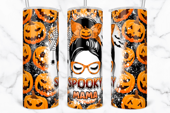 A Halloween Brand Asset: The Pumpkin Spooky Mama Graphics
