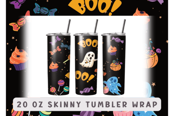 A Halloween Tumbler Graphic for Festive Business Brands