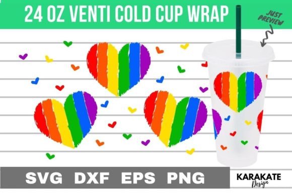 A Practical Review of the LGBTQ Mini Heart Cup Wrap Graphic