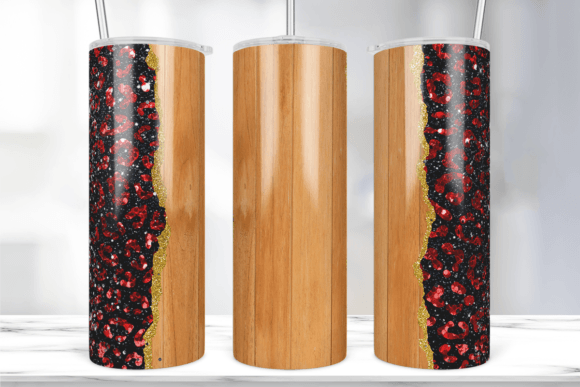 A Practical Review of the Wood Leopard Red Glitter Tumbler Wrap