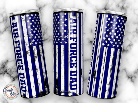 A Straightforward Review of the Air Force Dad Tumbler PNG Design