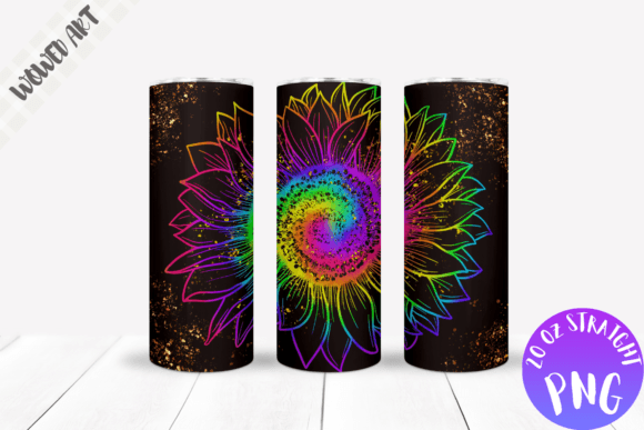 A Sunflower Tumbler Wrap for Crafting & Selling Graphics