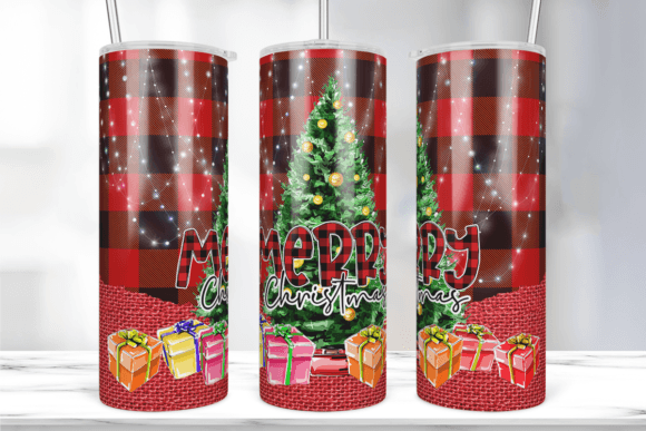 Christmas Burlap Tumbler Wrap: A Rustic Graphics Gem for Print Templates