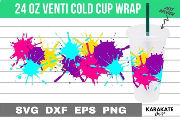 Color Drops Venti Cup Wrap: A Brand Designer's Review