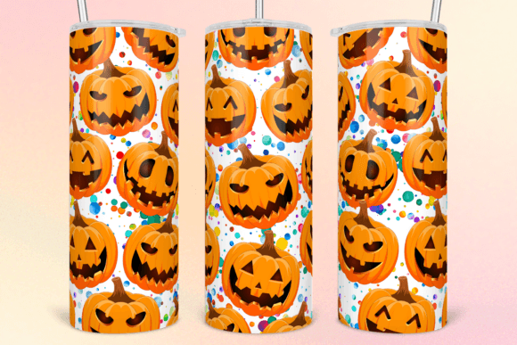 Crafting Halloween Vibes with Pumpkin Glitter Graphics