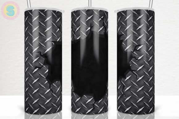 Crafts & Graphics Review: The Metal Diamond Plate Tumbler Wrap