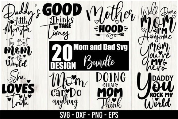 Evaluating Mom and Dad Graphics for T-Shirt Designs