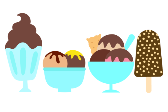 Ice Cream Roll Cup Graphics: A Sweet Icon for Crafters