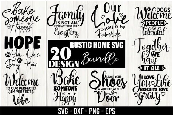 Is This Rustic Home SVG Bundle a Solid Investment for Crafters and Graphics Businesses?