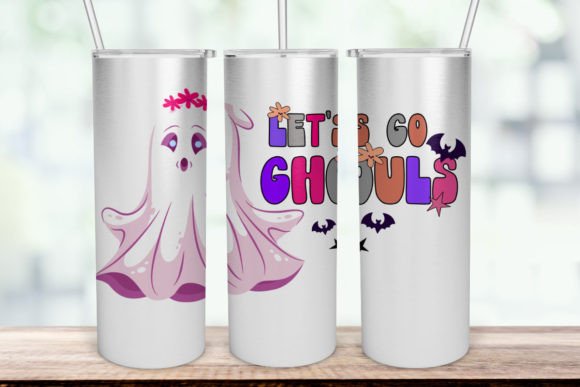 Let s Go Ghouls: A Retro Halloween Graphic Design Asset