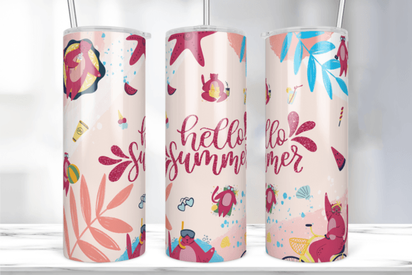 Summer Graphics for Website and Print Template Projects