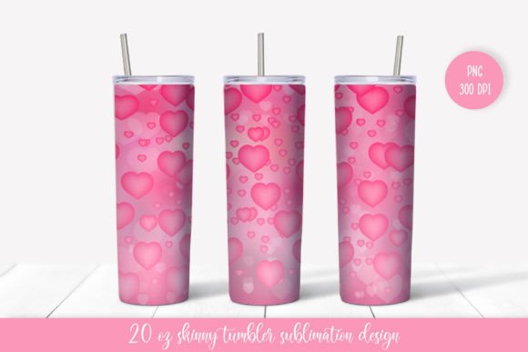 The Pink Hearts Tumbler Wrap: A Graphic for Modern Marketing